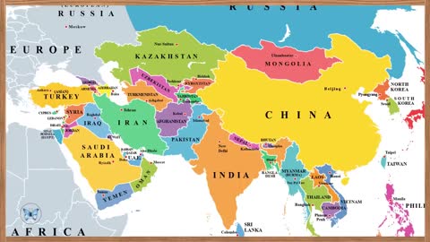 Map of Asia_ Countries, Capitals and National Flags (with Photos).