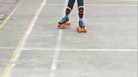 Speed skating on Quads | Skating | Skating Girl | #rumble #rumble studio #Harshalidhankhola