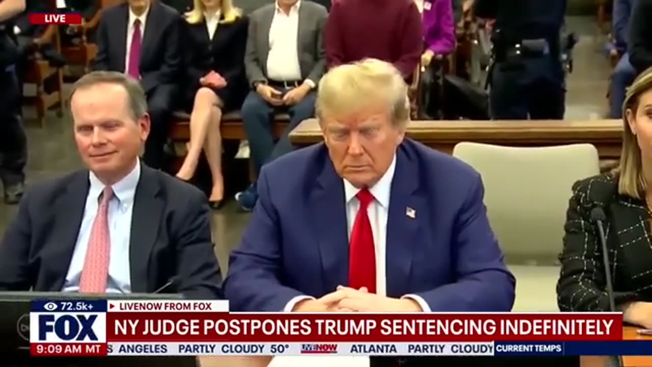 BREAKING: Trump Hush Money sentencing postponed, judge grants permission to seek dismissal