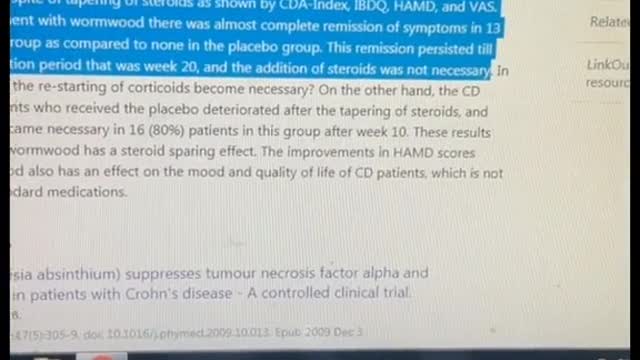 Wormwood vs Ivermectin