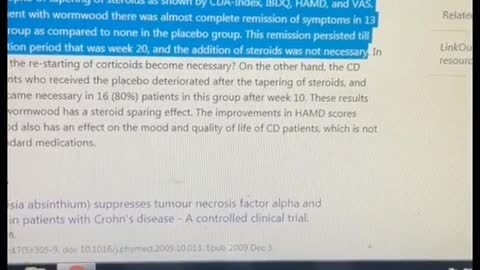 Wormwood vs Ivermectin