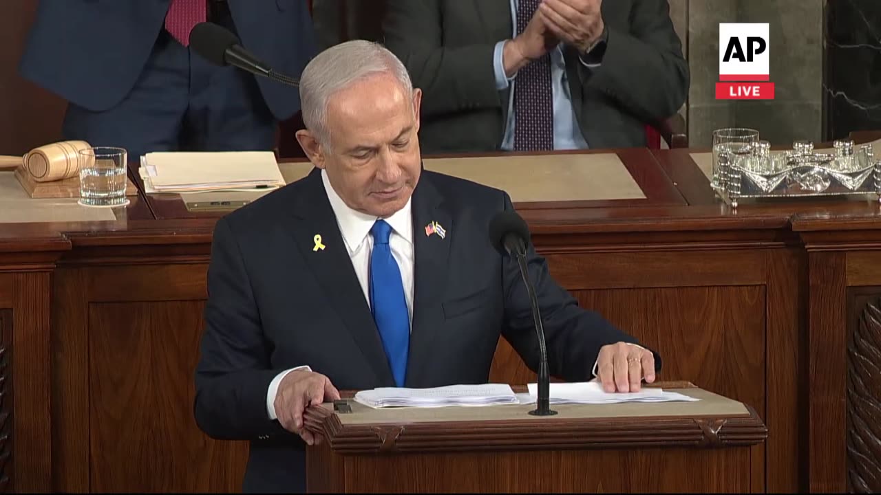 Netanyahu delivers speech before Congress Full Live Coverage