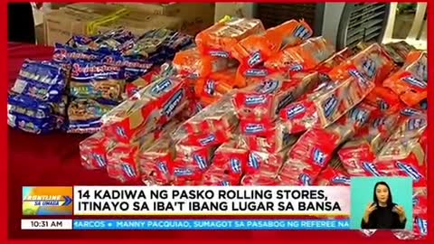 14 KADIWA NG PASKO ROLLING STORES, TITINAYO SA IBA'T IBANG LUGAR SA BANSA