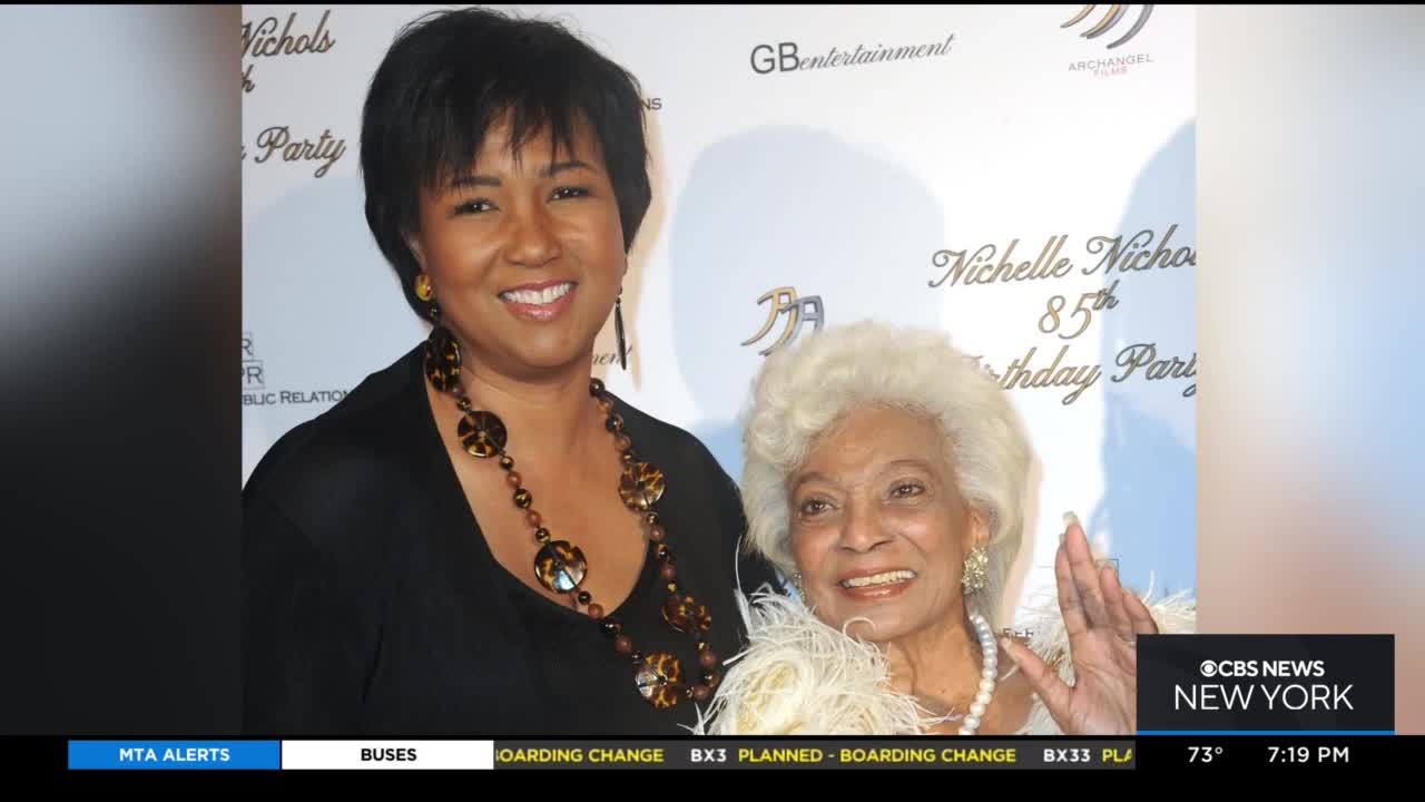 Entertainment world remembering "Star Trek" actress Nichelle Nichols