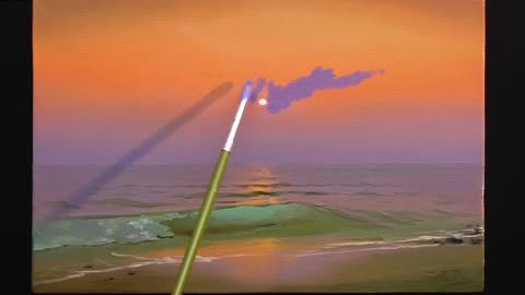 A Beautiful Sunset On The Sea