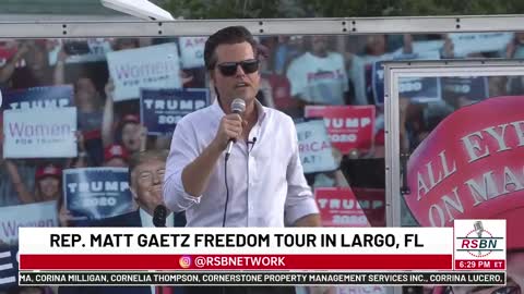 Matt Gaetz Freedom Tour Speech in Florida