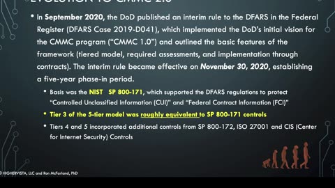 The Truth about CMMC and the NIST SP 800-171r2