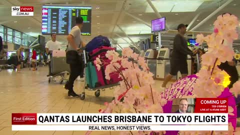 Qantas launches Brisbane to Tokyo flights