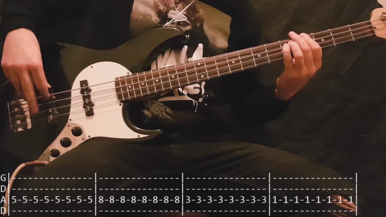 Papa Roach - Forever Bass Cover (Tabs)