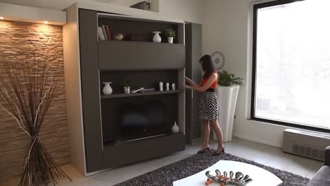 INCREDIBLE BEDROOM AND SPACE SAVING FURNITURE FOR SMALL SPACE