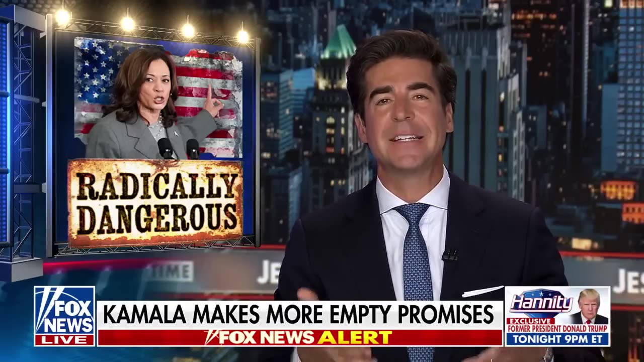 Jesse Watters Kamala Harris is even campaigning like Biden