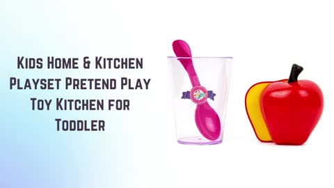 Toysery Electric Realistic Fruit Blender Kitchen Appliance Toy