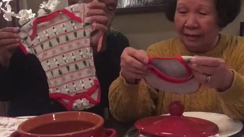 Pregnancy Announcement Surprise at Dinner