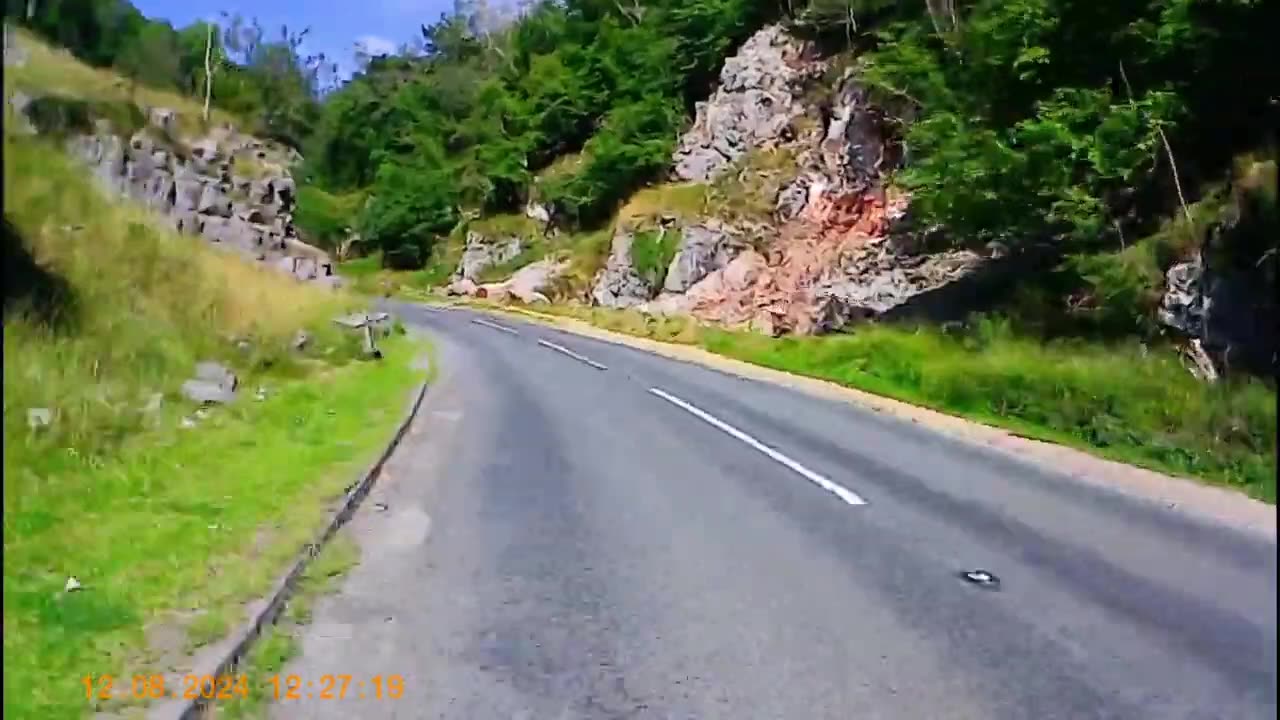 Cycling Up Cheddar Gorge