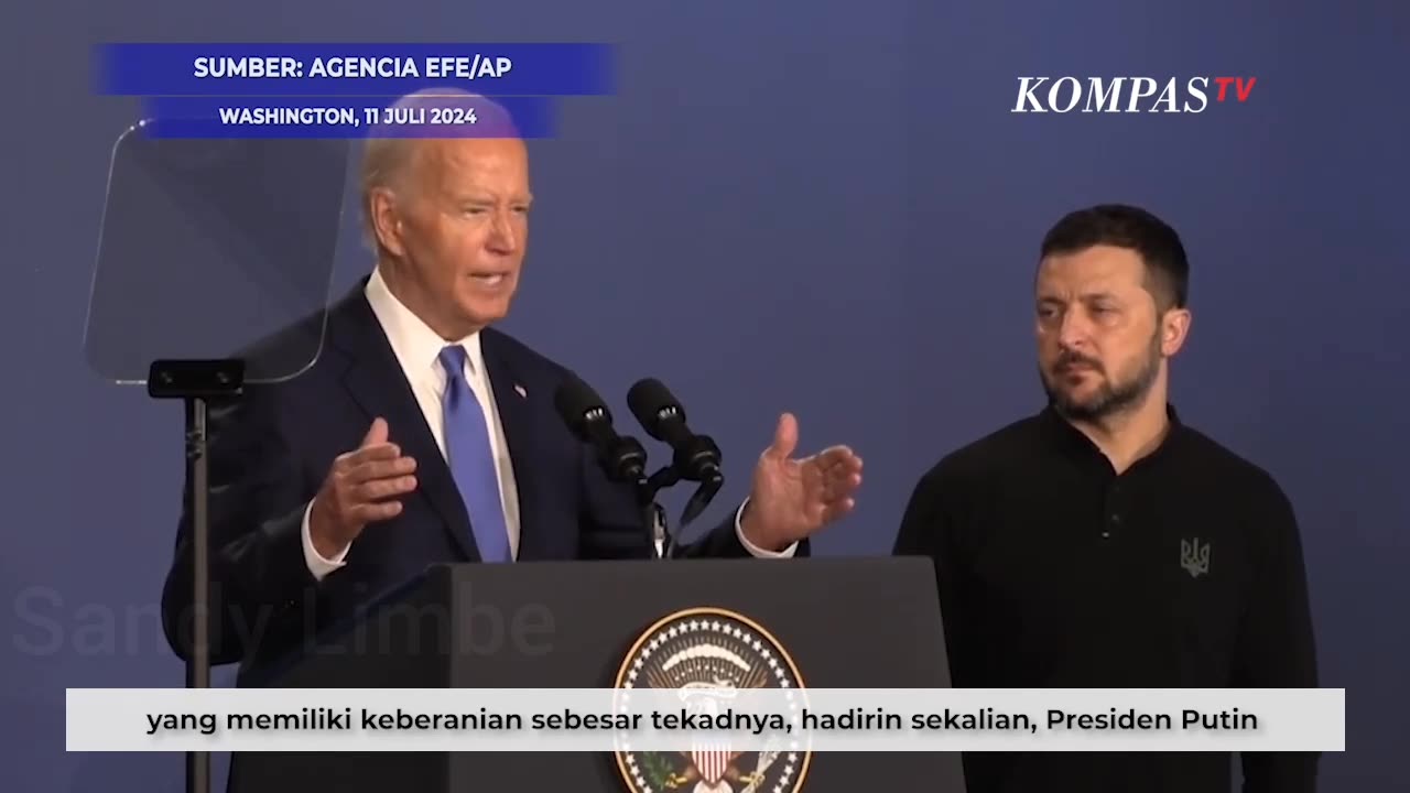 Biden Bilang Presiden Ukraina Vladimir Putin