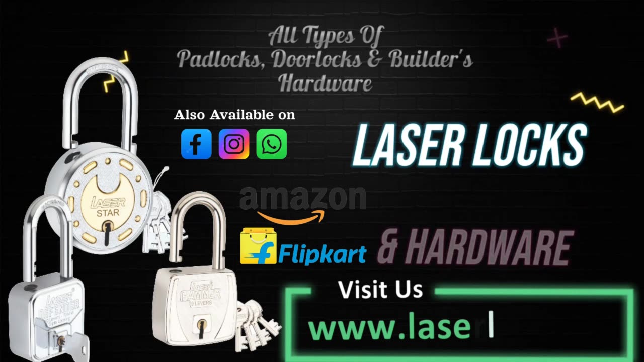 Avekdigi Developers commercial Ads for padlock doorlocks contact +91-9305475527