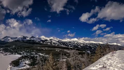 Boreas Pass Road Winter Timelapse