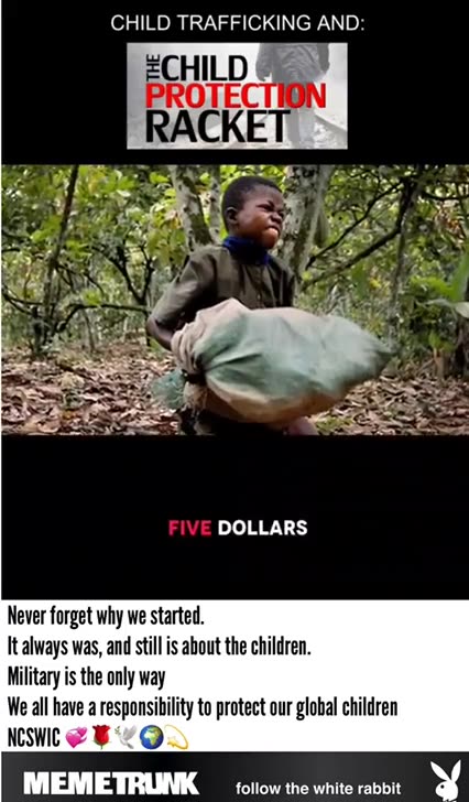 'CHILD PROTECTION' IS A LUCRATIVE ₪ CHILD TRAFFICKING BUSINESS❗