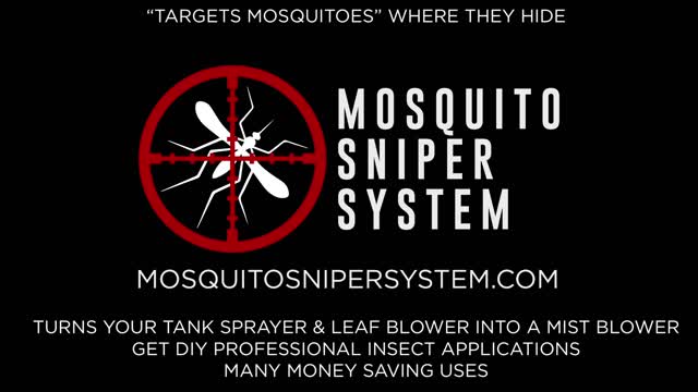 MOSQUITO SNIPER SYSTEM - Turns your Tank Sprayer & Leaf Blower into a Mist Blower, Many "DIY" Uses