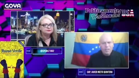 x037 El Capitán Javier Nieto Quintero, del grupo CARIVE de militares venezolanos en el exilio, hacen