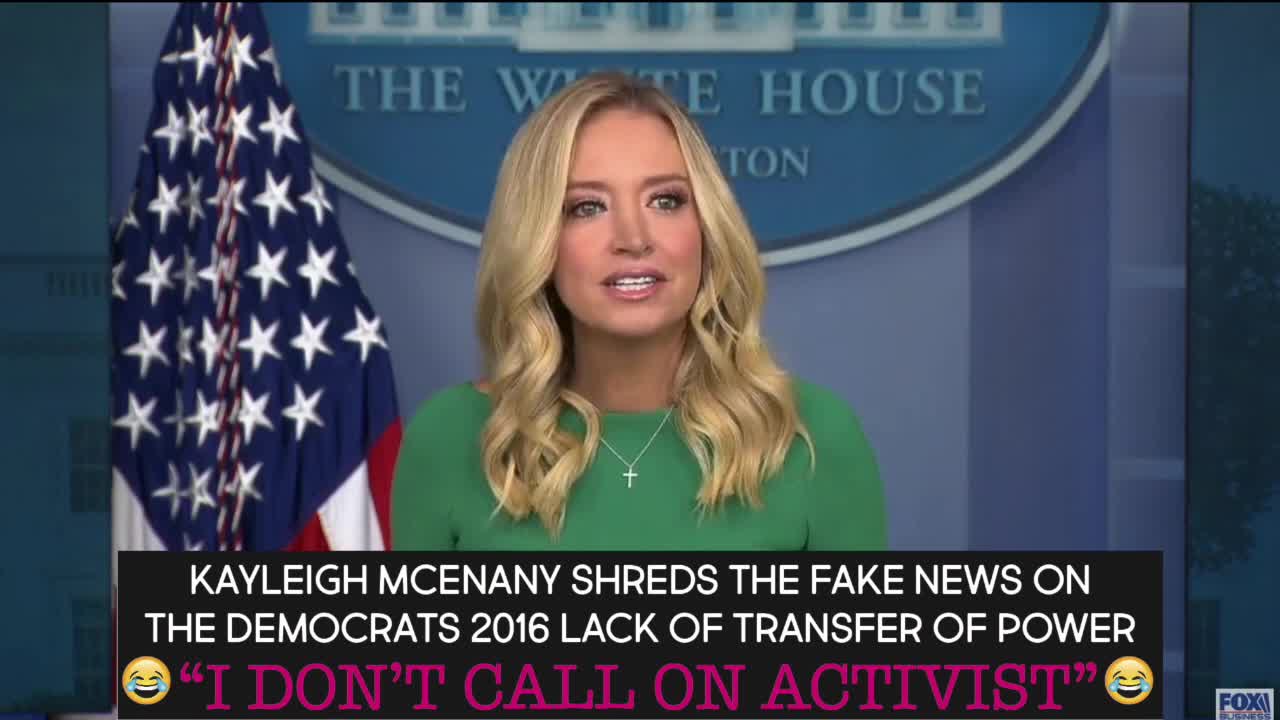 "I don't call on activist" Kayleigh McEnany