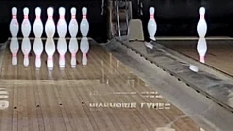 Bowling from 8/4/2024, I think I nearly converted the 3-7 split as well