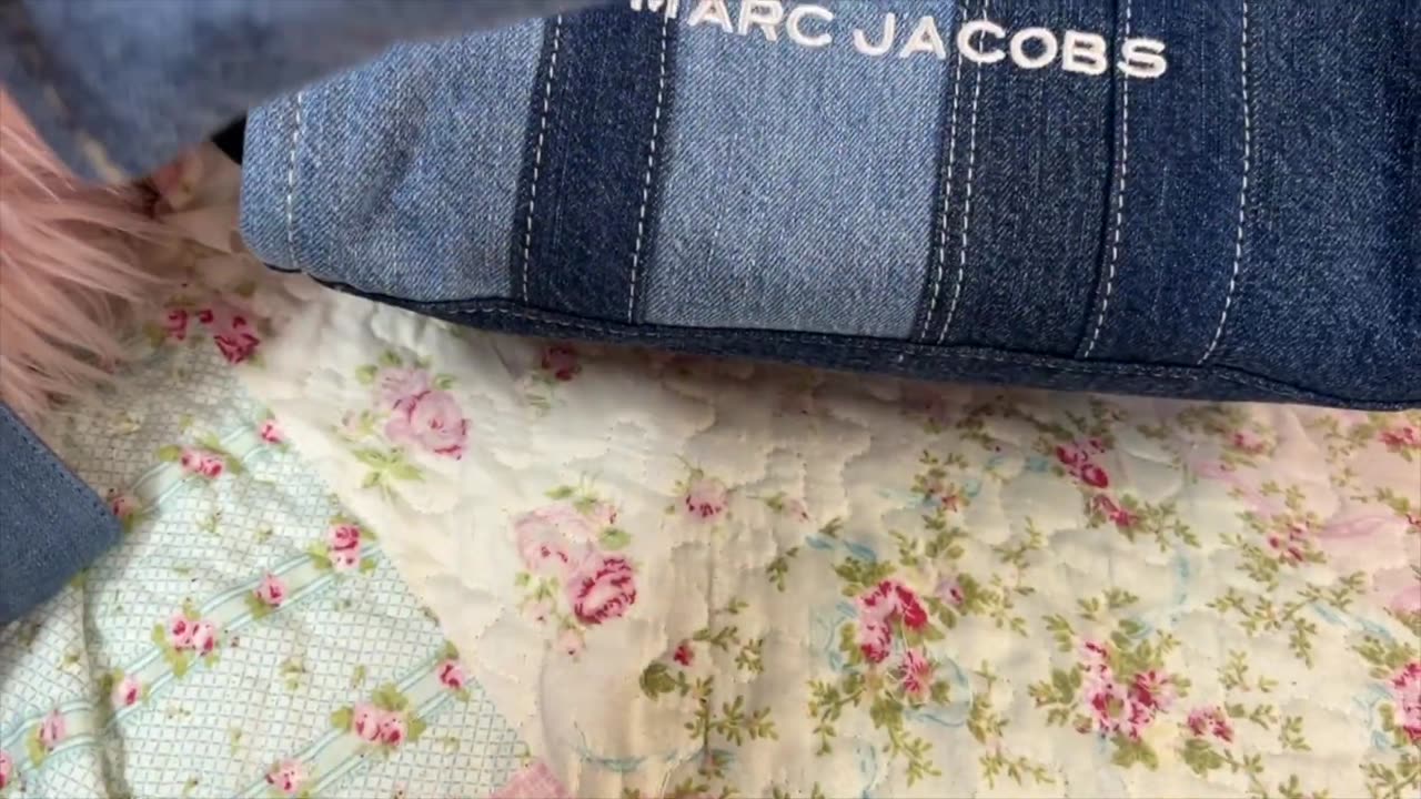 What's in my Marc Jacobs Denim Small Tote Bag.