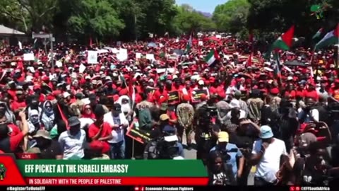 South Africa’s EFF calls on the “South African government, to arm Hamas."