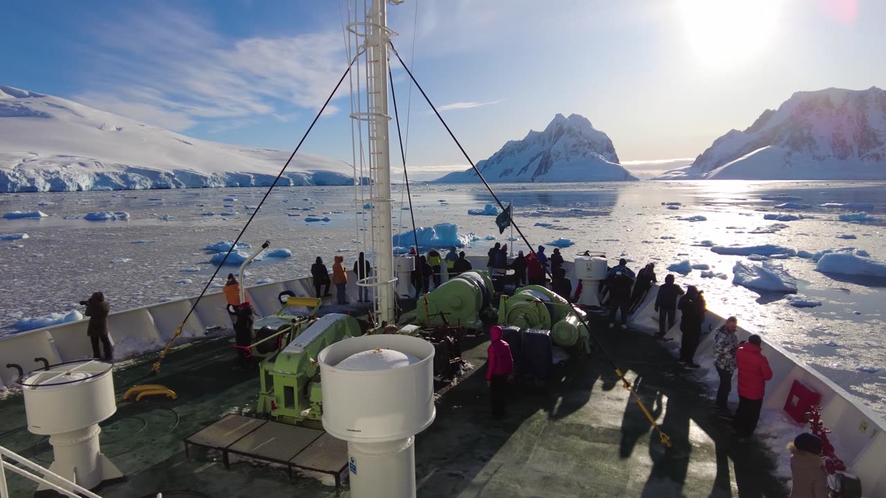 Approaching Lemaire Channel, Antarctica