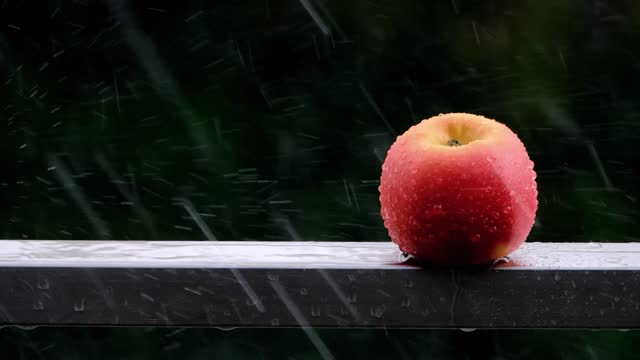 Apples raining down