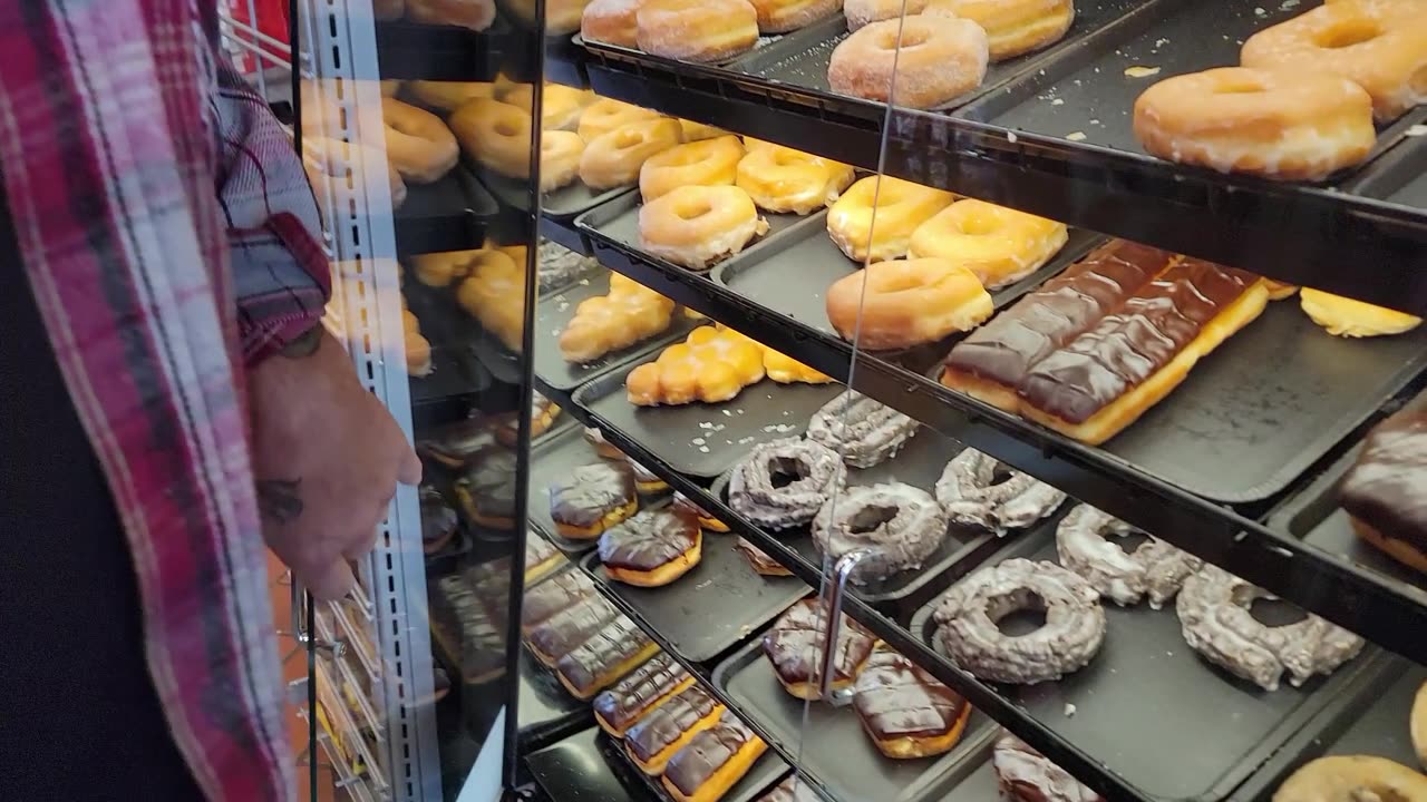 DOUGHNUTS AND COFFEE AT THE QT in PEVELY, MO