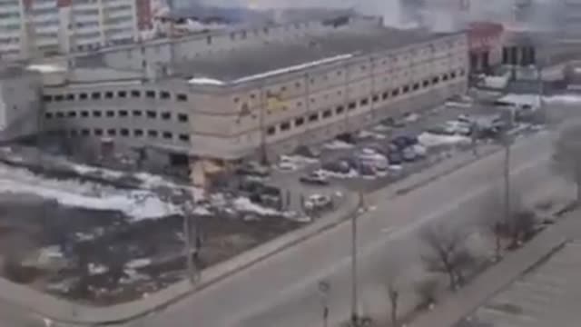 Kharkiv. Russian BM-21 Grad liberate Ukrainians from their lives and properties