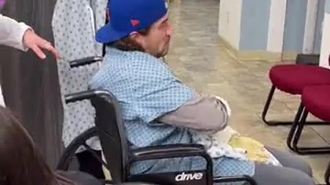 He disguised himself as a PATIENT! (For Entertainment Purposes Only)