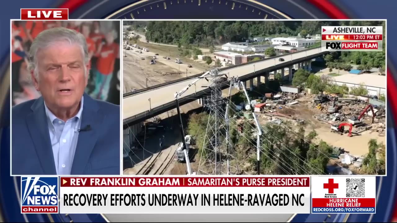 Rev. Franklin Graham describes situation on the ground in Helene-ravaged NC