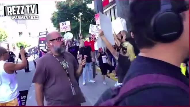 Patriot Protesters Chant "F* Joe Biden!" at CNN HQ Los Angeles | Let's Go Brandon!