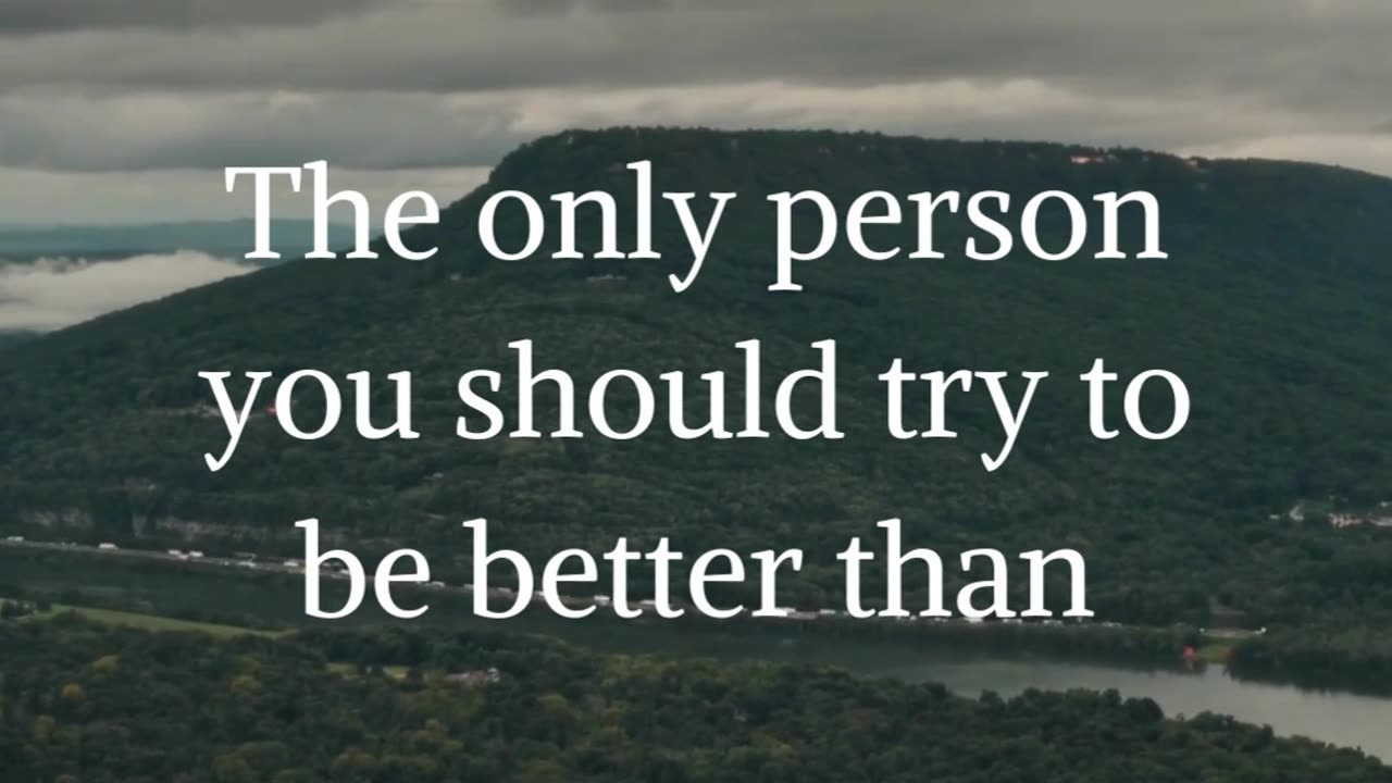 The only person you should try to be better #motivation #viral #youtubeshorts