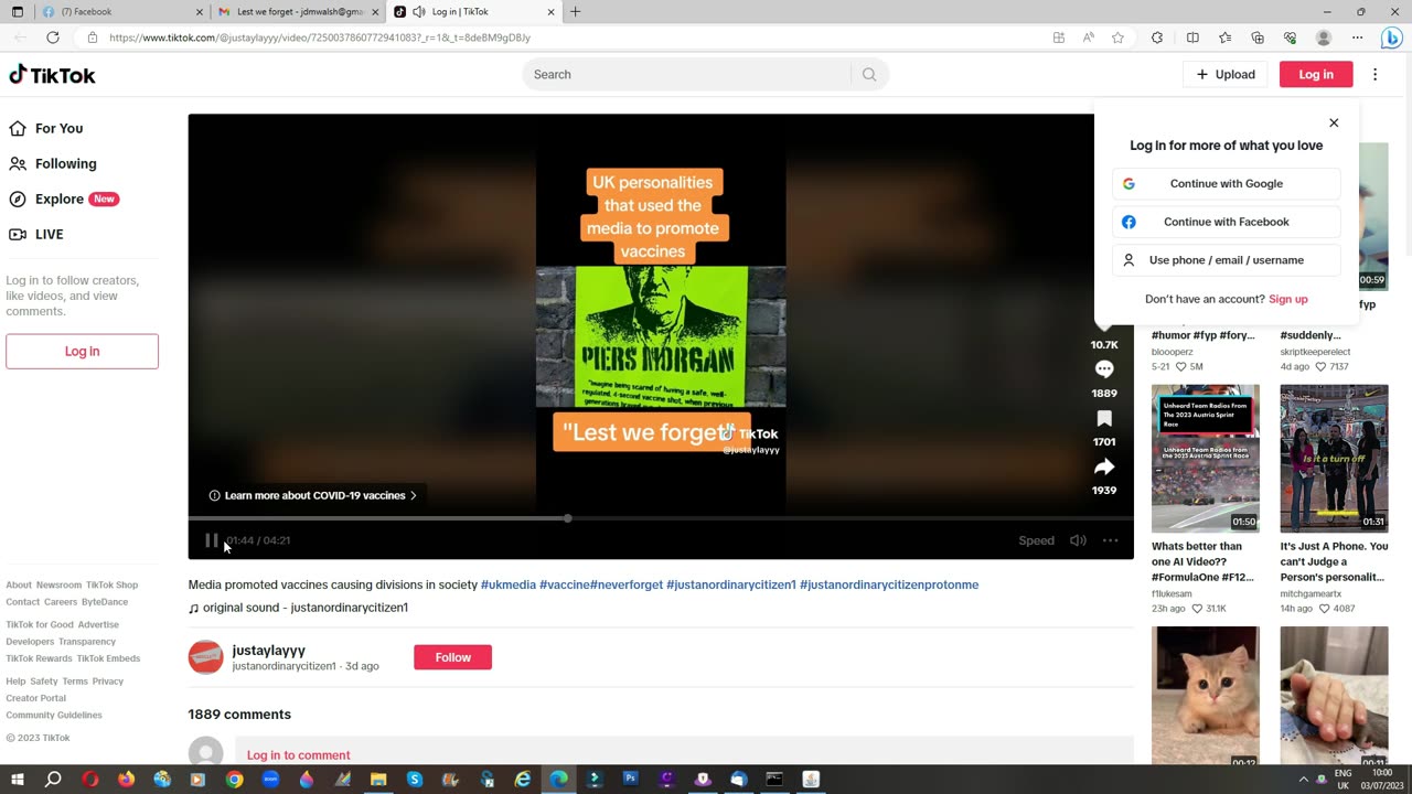 Lest we forget (July 2023)