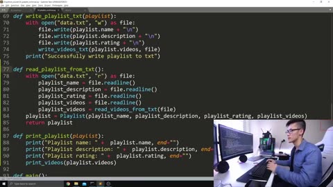 50. Đọc playlist- Khóa học Lập trình Python- DLTT- Tạo playlist với 7 menu-P10