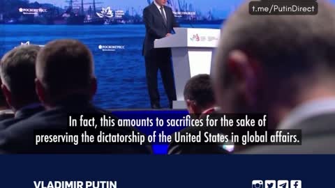 Putin Says Elites Are Sacrificing Citizens To Preserve Washington’s Dictatorship In Global Affairs