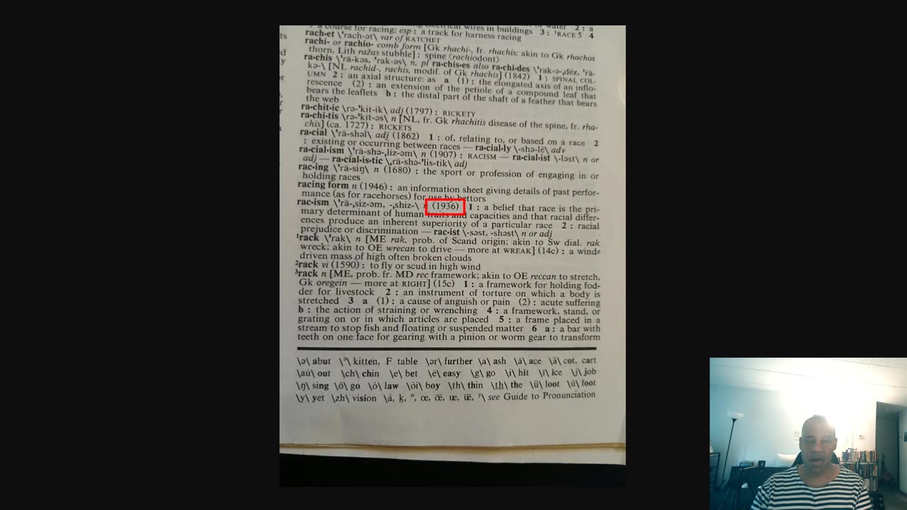 Who coined the word racism?