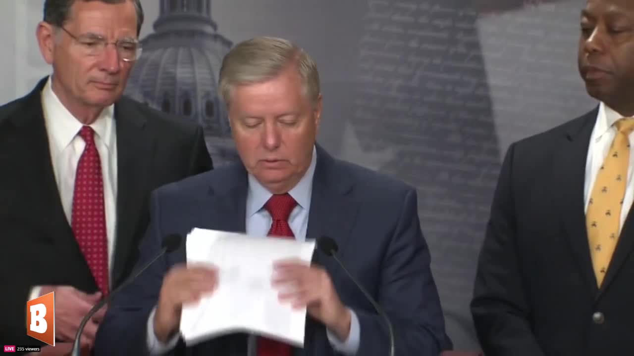 LIVE: Senate Republicans discussing “Democrats’ reckless tax & spending spree”…