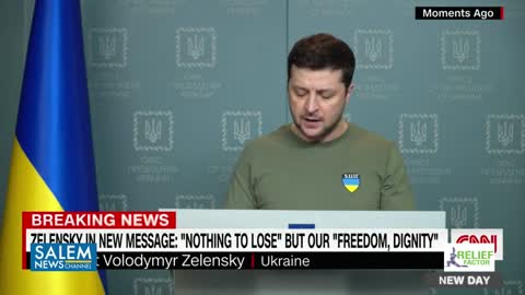 Zelenskyy Responds to USA Support After the War Began