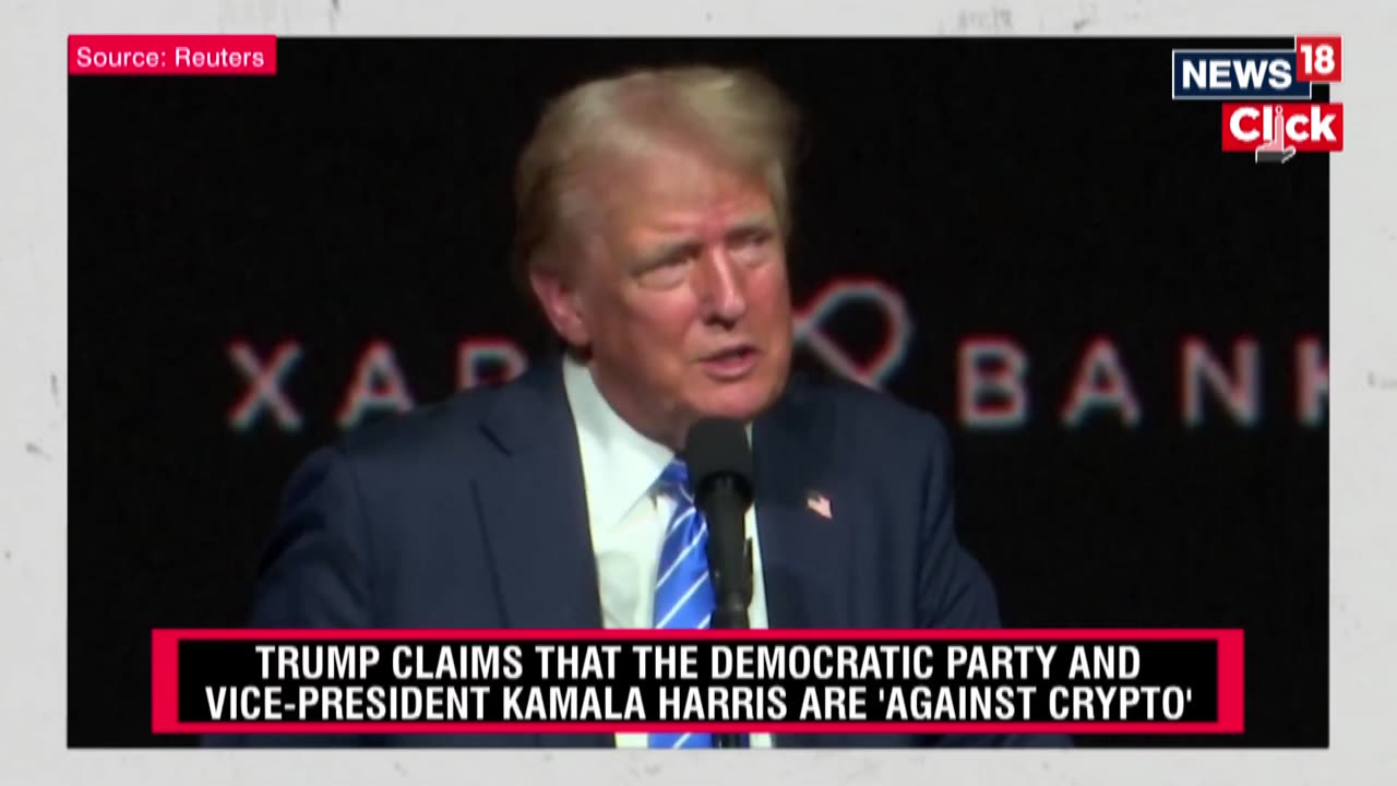 Trump Reaches Out To Crypto Currency Giants US Presidential Elections 2024 Donald Trump