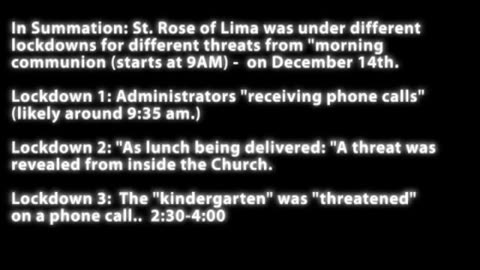 'The St Rose of Lima Sandy Hook Deception' - 2014