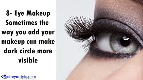 Causes of Dark circles under eyes