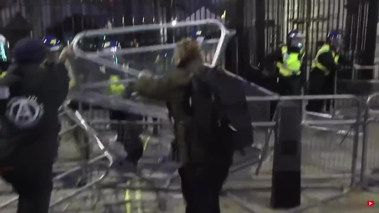 Chaotic scenes at Downing 3