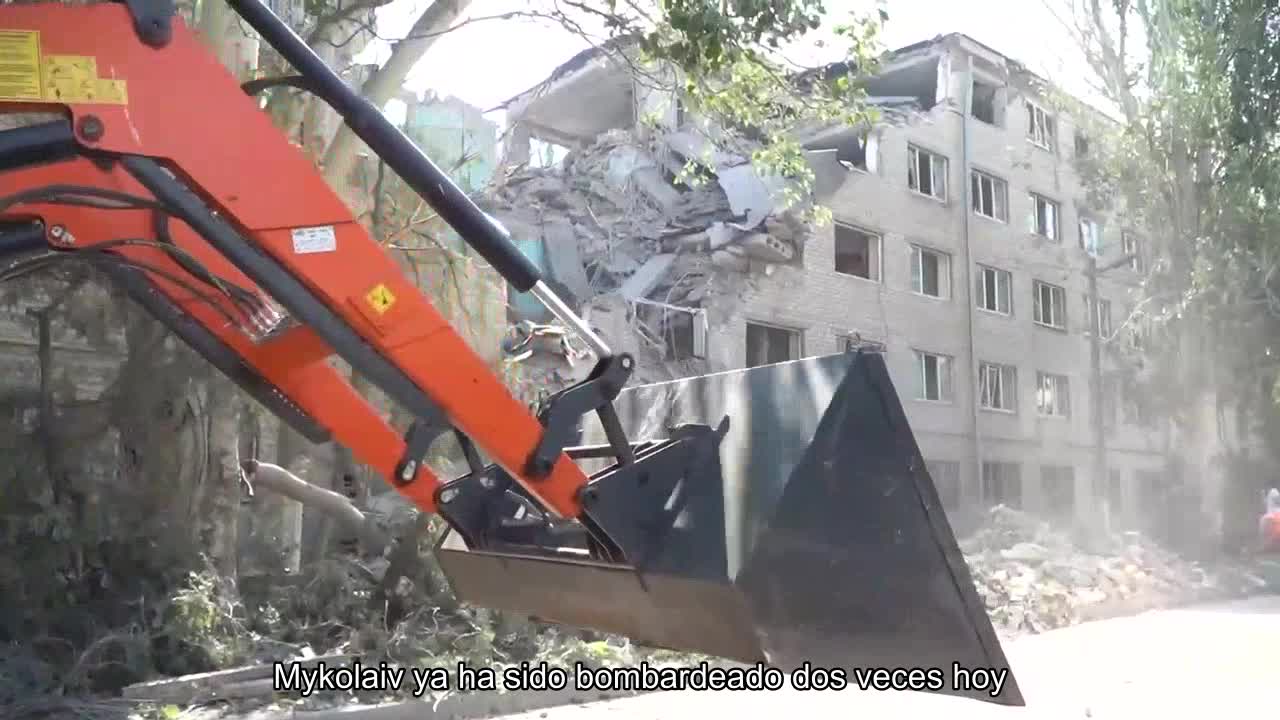 Mykolaiv ya ha sido bombardeado dos veces hoy