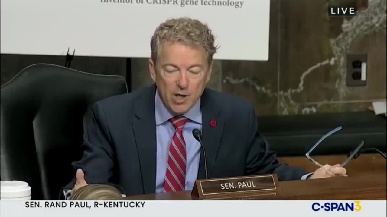 Rand Paul To Fauci: "I Think It's Time That You Resign"