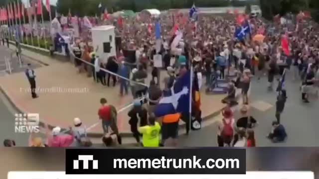 MSM misreporting the facts of the Canberra Freedom Rally