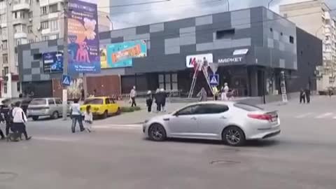 V druhém největším městě Záporožské oblasti Melitopolu osvobozeném ruskou armádou se zavádí rubl